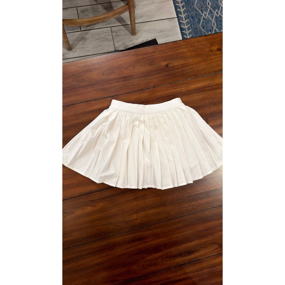 Lululemon White Pleated Tennis Skirt Size 4 Activewear Mini Skirt - Picture 6 of 16
